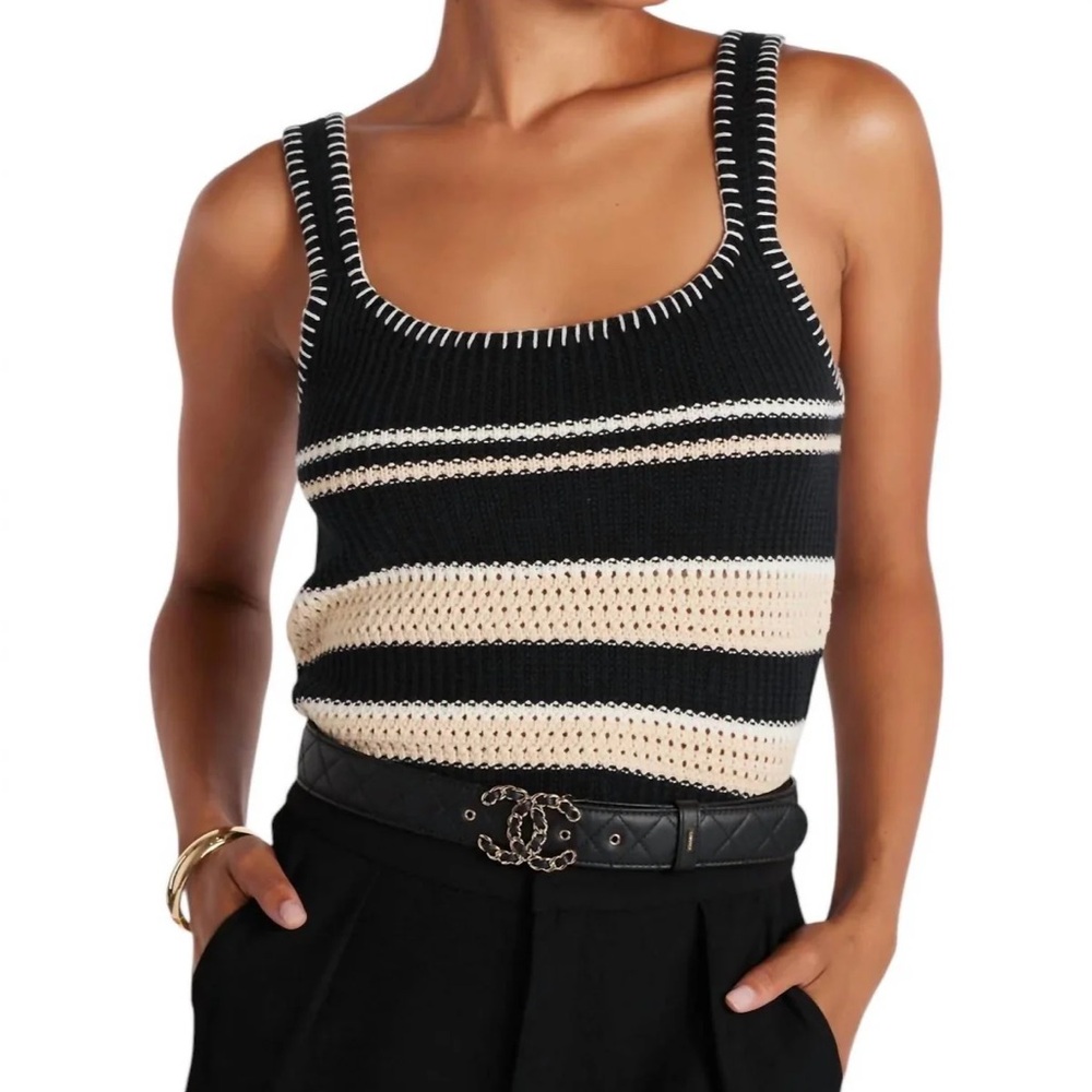 Bishop + Young Desert Bloom Tank Top Black